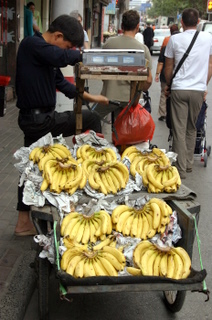 Bananenstand, SCHANGHAI, China
